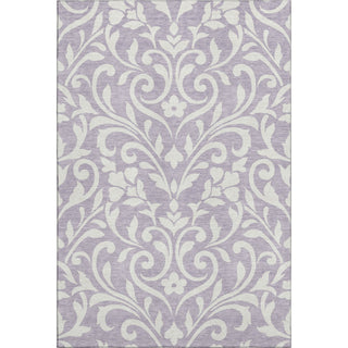 Piper Looms Mayfield Floral AMF875 Lavender Machine Washable Area Rug main image