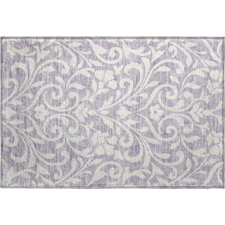 Piper Looms Mayfield Floral AMF875 Lavender Machine Washable Area Rug Scatter Main Image