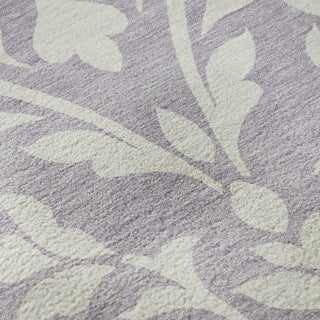 Piper Looms Mayfield Floral AMF875 Lavender Machine Washable Area Rug Swatch Image