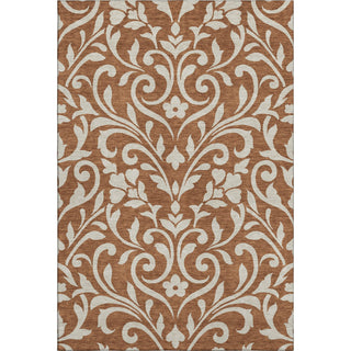 Piper Looms Mayfield Floral AMF875 Paprika Machine Washable Area Rug main image