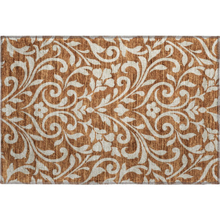 Piper Looms Mayfield Floral AMF875 Paprika Machine Washable Area Rug Scatter Main Image