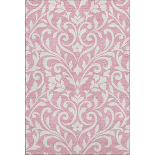 Piper Looms Mayfield Floral AMF875 Pink Machine Washable Area Rug main image