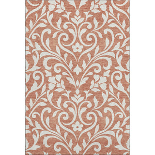 Piper Looms Mayfield Floral AMF875 Salmon Machine Washable Area Rug main image