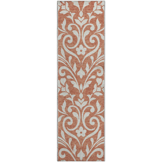 Piper Looms Mayfield Floral AMF875 Salmon Machine Washable Area Rug Runner Main Image