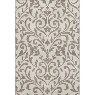 Piper Looms Mayfield Floral AMF875 Taupe Machine Washable Area Rug main image