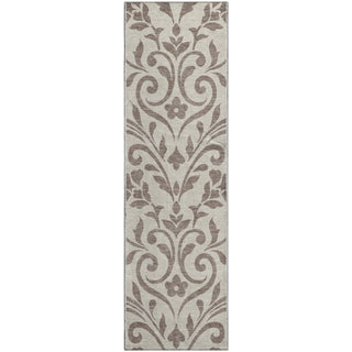 Piper Looms Mayfield Floral AMF875 Taupe Machine Washable Area Rug Runner Main Image
