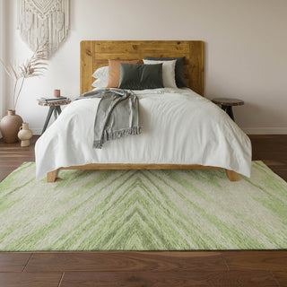 Piper Looms Mayfield Modern AMF876 Aloe Machine Washable Area Rug Lifestyle Image Feature