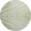 Piper Looms Mayfield Modern AMF876 Aloe Machine Washable Area Rug Round Main Image