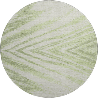 Piper Looms Mayfield Modern AMF876 Aloe Machine Washable Area Rug Round Main Image