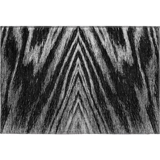 Piper Looms Mayfield Modern AMF876 Black Machine Washable Area Rug Scatter Main Image