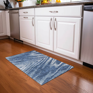 Piper Looms Mayfield Modern AMF876 Blue Machine Washable Area Rug Scatter Lifestyle Image Feature