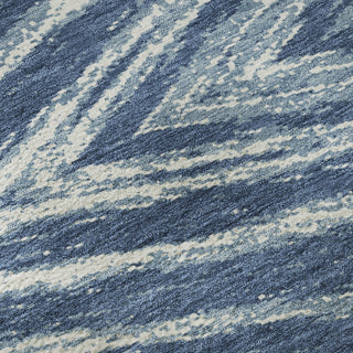 Piper Looms Mayfield Modern AMF876 Blue Machine Washable Area Rug Swatch Image