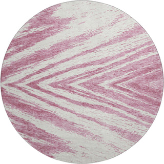 Piper Looms Mayfield Modern AMF876 Blush Machine Washable Area Rug Round Main Image