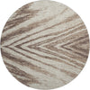 Piper Looms Mayfield Modern AMF876 Brown Machine Washable Area Rug Round Main Image