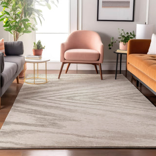 Piper Looms Mayfield Modern AMF876 Ivory Machine Washable Area Rug Lifestyle Image Feature