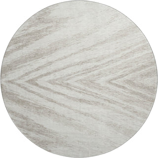 Piper Looms Mayfield Modern AMF876 Ivory Machine Washable Area Rug Round Main Image