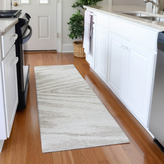 Piper Looms Mayfield Modern AMF876 Ivory Machine Washable Area Rug Runner Lifestyle Image Feature