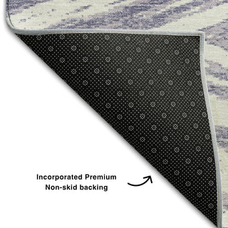 Piper Looms Mayfield Modern AMF876 Lavender Machine Washable Area Rug Backing Image