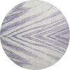 Piper Looms Mayfield Modern AMF876 Lavender Machine Washable Area Rug Round Main Image