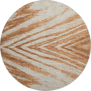Piper Looms Mayfield Modern AMF876 Paprika Machine Washable Area Rug Round Main Image