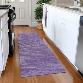 Piper Looms Mayfield Modern AMF876 Purple Machine Washable Area Rug Runner Lifestyle Image Feature