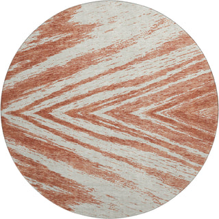 Piper Looms Mayfield Modern AMF876 Salmon Machine Washable Area Rug Round Main Image