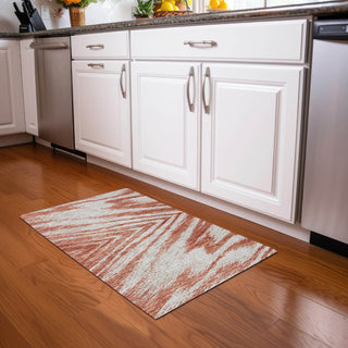 Piper Looms Mayfield Modern AMF876 Salmon Machine Washable Area Rug Scatter Lifestyle Image Feature