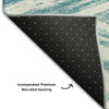 Piper Looms Mayfield Modern AMF876 Teal Machine Washable Area Rug Backing Image