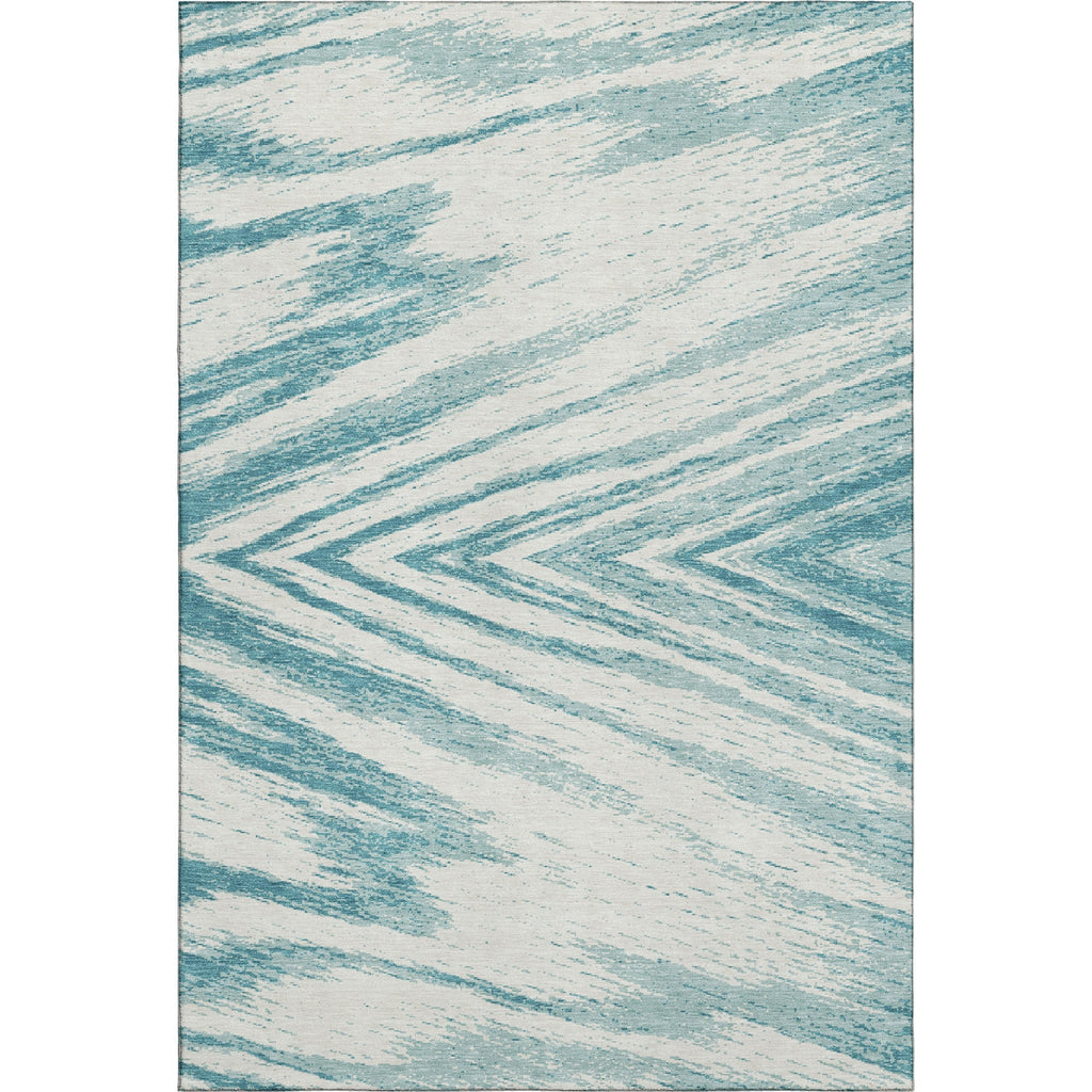 Piper Looms Mayfield Modern AMF876 Teal Machine Washable Area Rug main image
