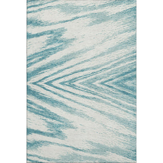 Piper Looms Mayfield Modern AMF876 Teal Machine Washable Area Rug main image