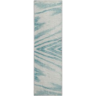 Piper Looms Mayfield Modern AMF876 Teal Machine Washable Area Rug Runner Main Image
