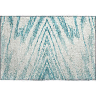 Piper Looms Mayfield Modern AMF876 Teal Machine Washable Area Rug Scatter Main Image