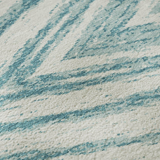 Piper Looms Mayfield Modern AMF876 Teal Machine Washable Area Rug Swatch Image