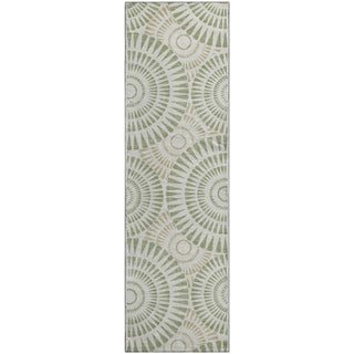 Piper Looms Mayfield Circles AMF877 Aloe Machine Washable Area Rug Runner Main Image