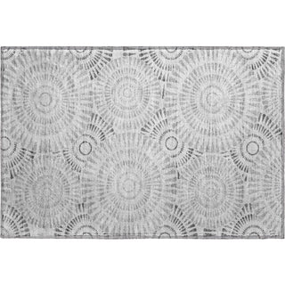 Piper Looms Mayfield Circles AMF877 Gray Machine Washable Area Rug Scatter Main Image