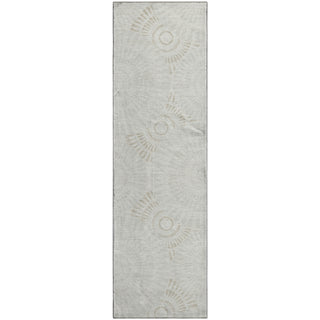 Piper Looms Mayfield Circles AMF877 Ivory Machine Washable Area Rug Runner Main Image
