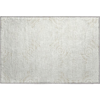 Piper Looms Mayfield Circles AMF877 Ivory Machine Washable Area Rug Scatter Main Image