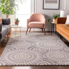 Piper Looms Mayfield Circles AMF877 Lavender Machine Washable Area Rug Lifestyle Image Feature