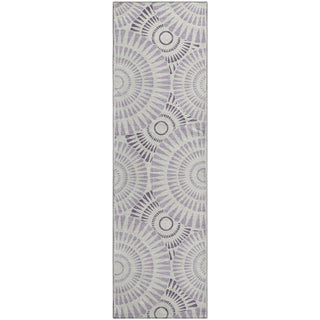 Piper Looms Mayfield Circles AMF877 Lavender Machine Washable Area Rug Runner Main Image