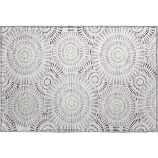 Piper Looms Mayfield Circles AMF877 Lavender Machine Washable Area Rug Scatter Main Image