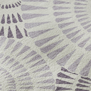 Piper Looms Mayfield Circles AMF877 Lavender Machine Washable Area Rug Swatch Image