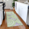Piper Looms Mayfield Circles AMF877 White Machine Washable Area Rug Runner Lifestyle Image Feature