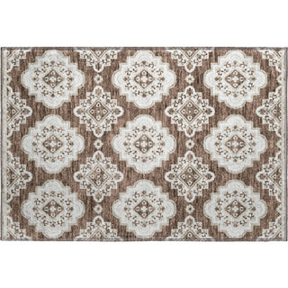 Piper Looms Mayfield Medallions AMF878 Brown Machine Washable Area Rug Scatter Main Image