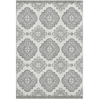 Piper Looms Mayfield Medallions AMF878 Gray Machine Washable Area Rug main image