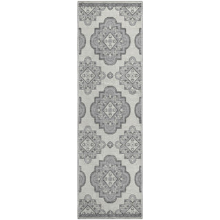 Piper Looms Mayfield Medallions AMF878 Gray Machine Washable Area Rug Runner Main Image