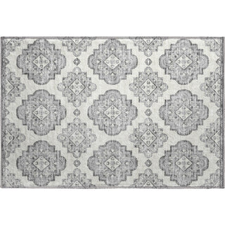 Piper Looms Mayfield Medallions AMF878 Gray Machine Washable Area Rug Scatter Main Image