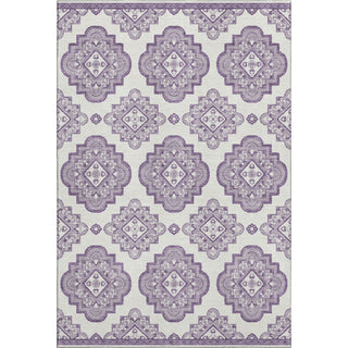 Piper Looms Mayfield Medallions AMF878 Lavender Machine Washable Area Rug main image