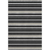 Piper Looms Mayfield Stripes AMF879 Black Machine Washable Area Rug main image