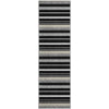 Piper Looms Mayfield Stripes AMF879 Black Machine Washable Area Rug Runner Main Image