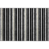 Piper Looms Mayfield Stripes AMF879 Black Machine Washable Area Rug Scatter Main Image